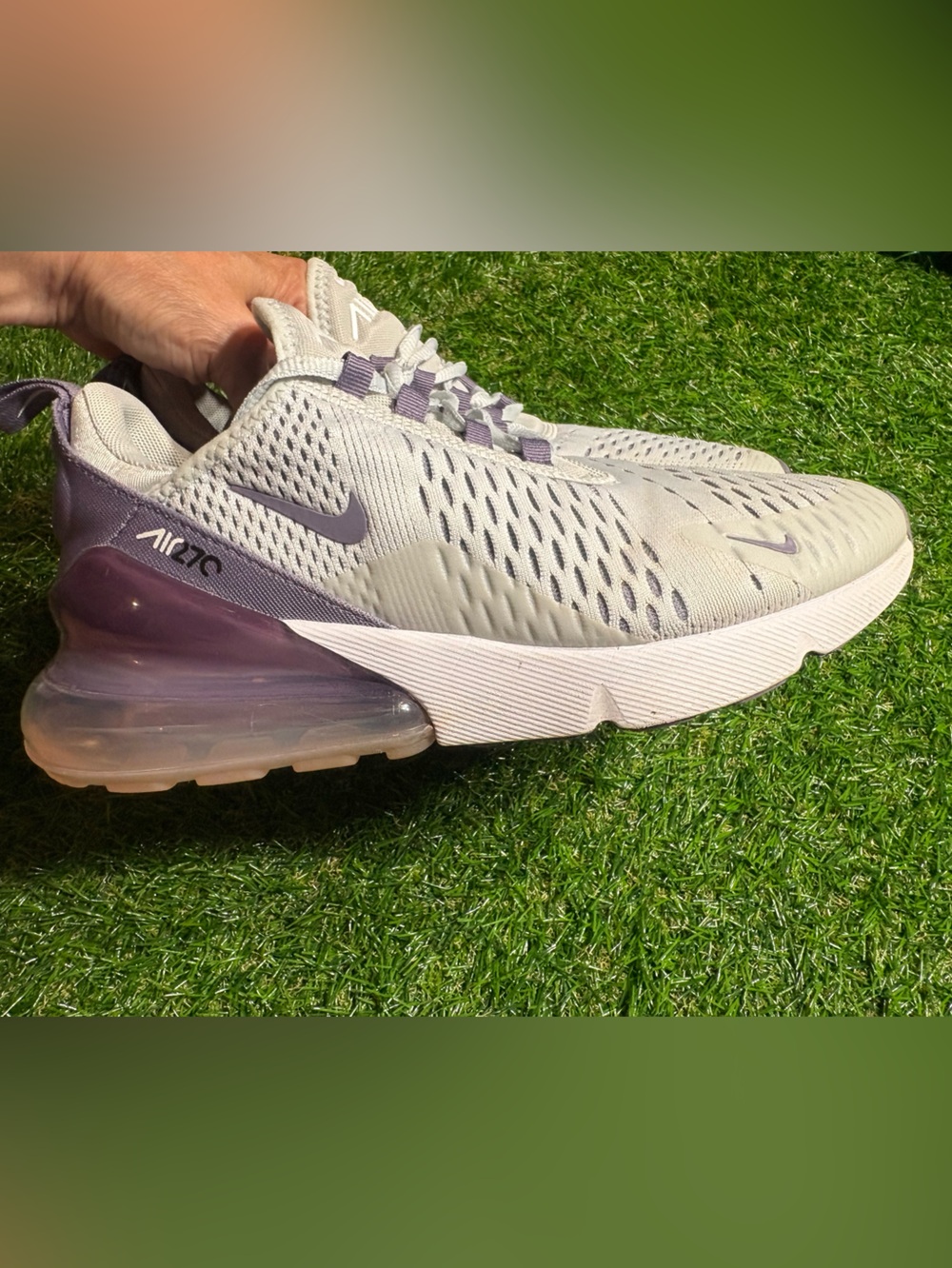Nike Women's Sneaker in Light Lavender and White
